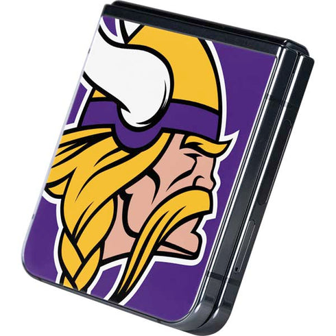 NFL Minnesota Vikings Large Logo Galaxy Z Flip5 5G Skin