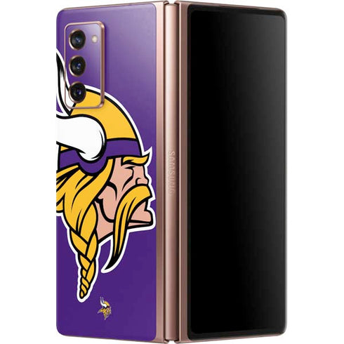 NFL Minnesota Vikings Large Logo Galaxy Z Fold2 5G Skin