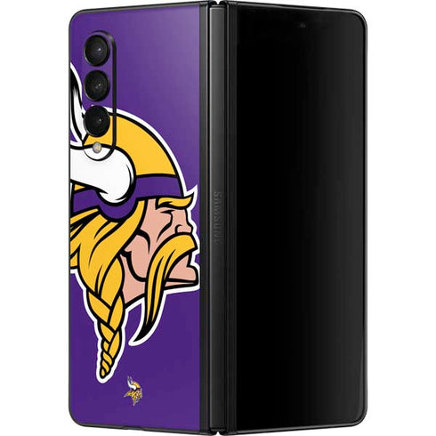 NFL Minnesota Vikings Large Logo Galaxy Z Fold3 5G Skin