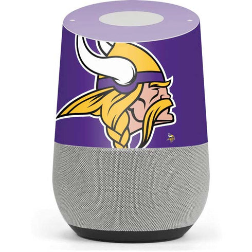 NFL Minnesota Vikings Large Logo Google Home Skin