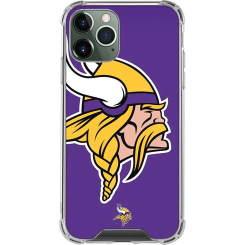 NFL Minnesota Vikings Large Logo iPhone 11 Pro Max Clear Case