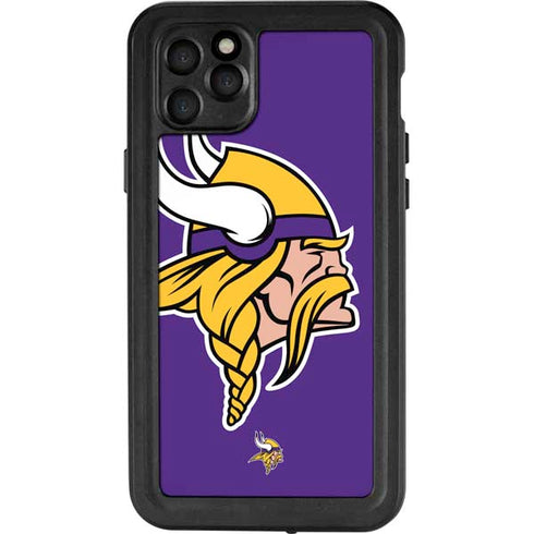 NFL Minnesota Vikings Large Logo iPhone 11 Pro Max Waterproof Case