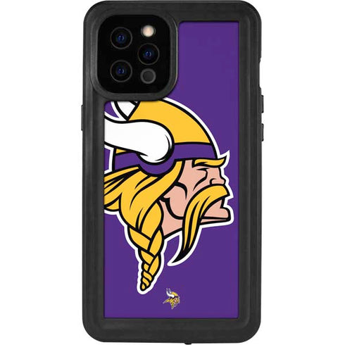 NFL Minnesota Vikings Large Logo iPhone 12 Pro Max Waterproof Case