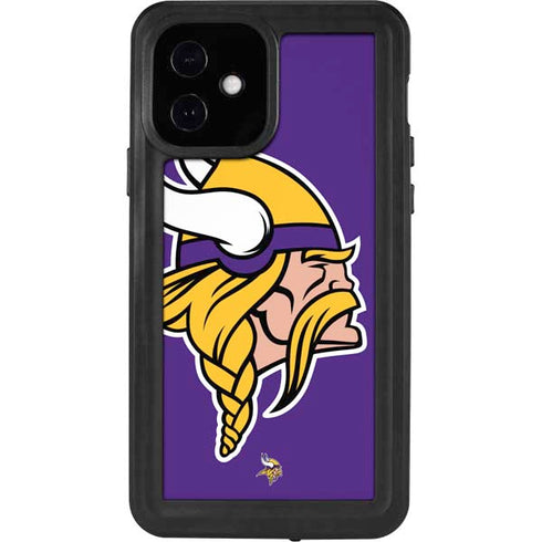 NFL Minnesota Vikings Large Logo iPhone 12 Waterproof Case