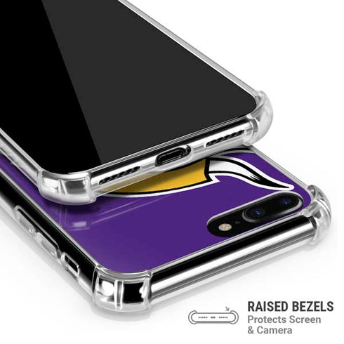 NFL Minnesota Vikings Large Logo iPhone 7/8 Plus Clear Case