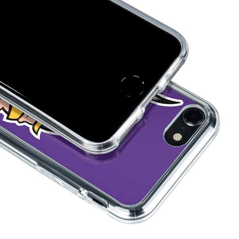 NFL Minnesota Vikings Large Logo iPhone SE (2nd & 3rd Gen) Clear Case