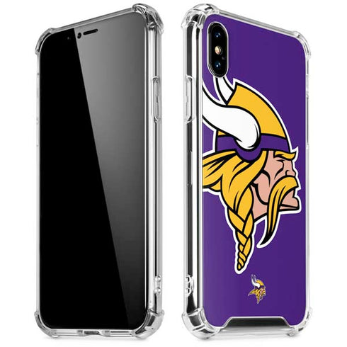 NFL Minnesota Vikings Large Logo iPhone X/XS Clear Case