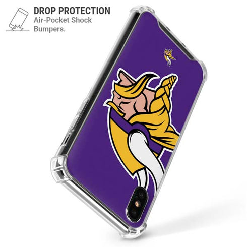 NFL Minnesota Vikings Large Logo iPhone X/XS Clear Case