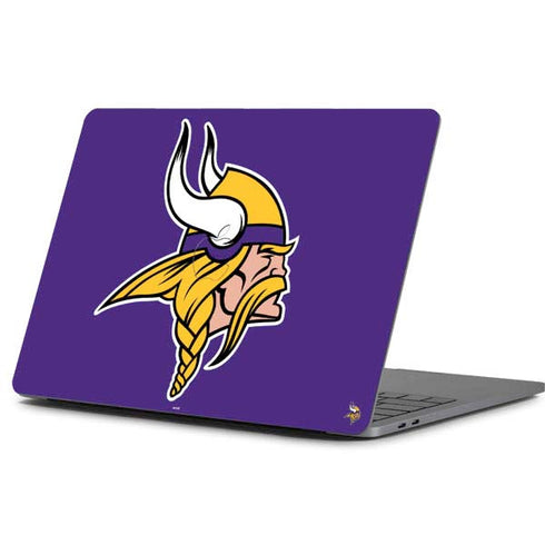 NFL Minnesota Vikings Large Logo Apple MacBook Pro 13-inch Skin