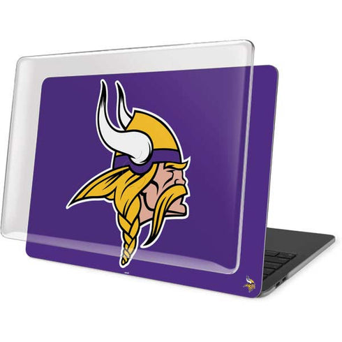 NFL Minnesota Vikings Large Logo MacBook Pro 15in (2016-19) Case plus Skin
