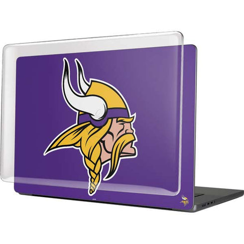 NFL Minnesota Vikings Large Logo MacBook Pro 16in (2021-25) Case plus Skin