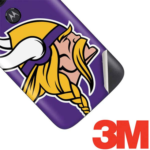 NFL Minnesota Vikings Large Logo Moto E5 Play Skin