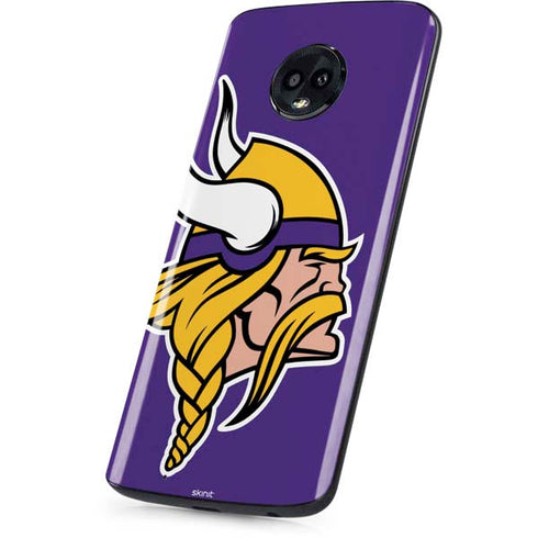 NFL Minnesota Vikings Large Logo Moto G6 Skin