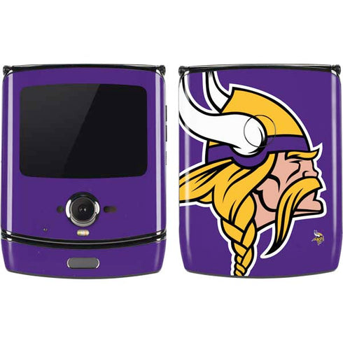 NFL Minnesota Vikings Large Logo Motorola RAZR Skin