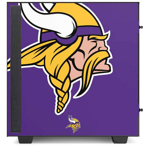 NFL Minnesota Vikings Large Logo NZXT H510 Compact ATX Mid-Tower Case Skin