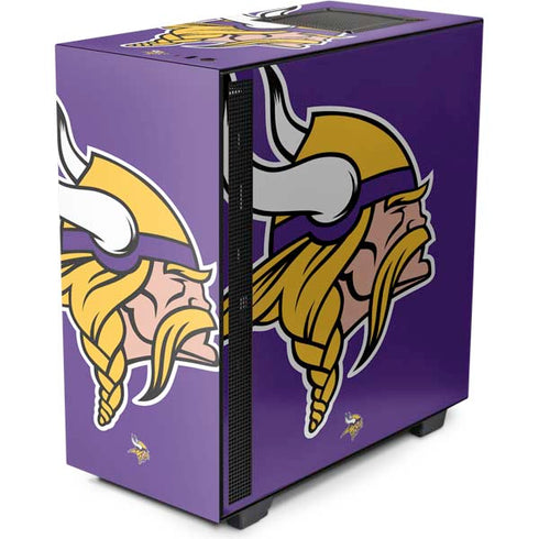 NFL Minnesota Vikings Large Logo NZXT H510 Compact ATX Mid-Tower Case Skin