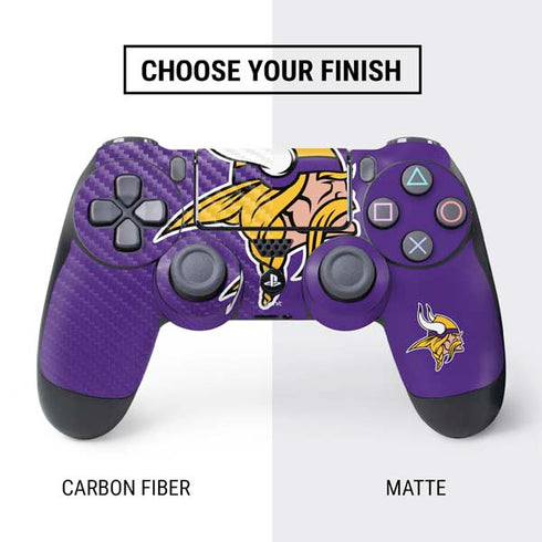 NFL Minnesota Vikings Large Logo PS4 Controller Skin