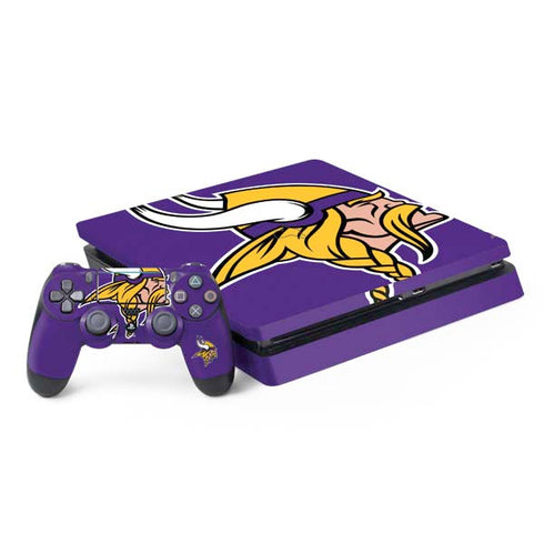 NFL Minnesota Vikings Large Logo PS4 Slim Bundle Skin