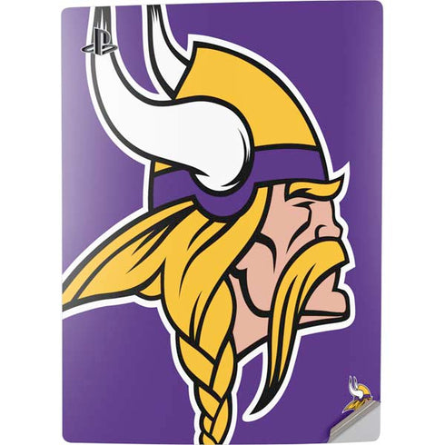 NFL Minnesota Vikings Large Logo PS5 Digital Edition Console Skin