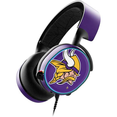 NFL Minnesota Vikings Large Logo SteelSeries Arctis 3 Skin