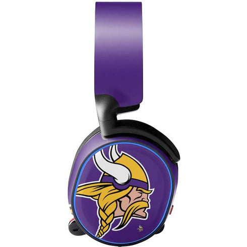 NFL Minnesota Vikings Large Logo SteelSeries Arctis 3 Skin