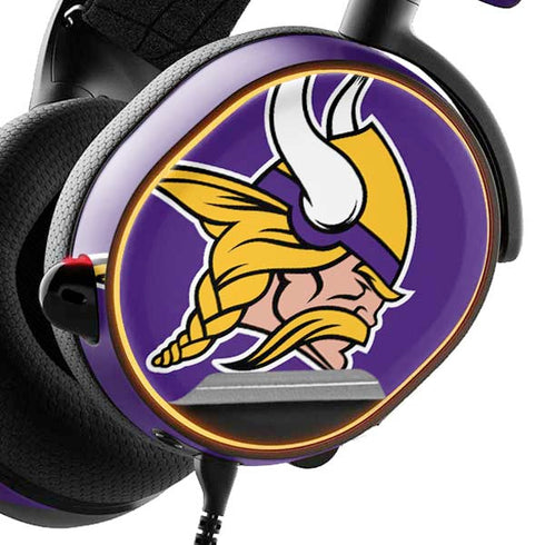 NFL Minnesota Vikings Large Logo SteelSeries Arctis 3 Skin