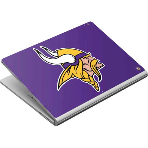 NFL Minnesota Vikings Large Logo Surface Book Skin