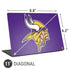 NFL Minnesota Vikings Large Logo Universal Laptop 11in (8.8 x 6.2in) Skin