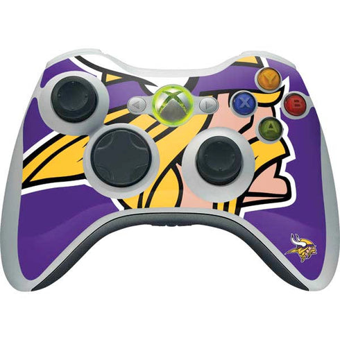 NFL Minnesota Vikings Large Logo Xbox 360 Wireless Controller Skin