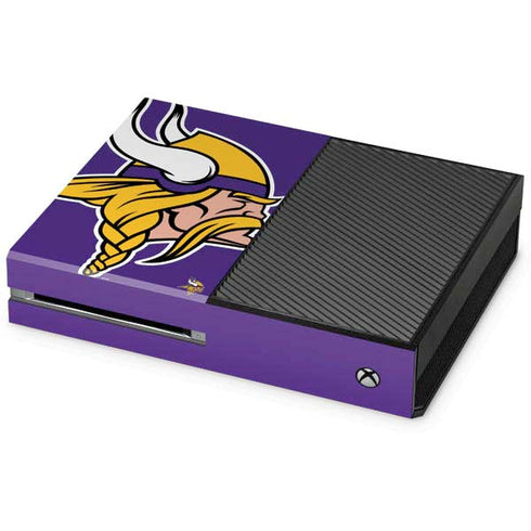NFL Minnesota Vikings Large Logo Xbox One Console Skin