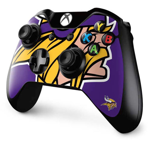 NFL Minnesota Vikings Large Logo Xbox One Controller Skin