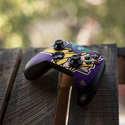 NFL Minnesota Vikings Large Logo Xbox One Controller Skin