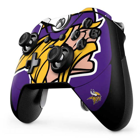 NFL Minnesota Vikings Large Logo Xbox One Elite Controller Skin