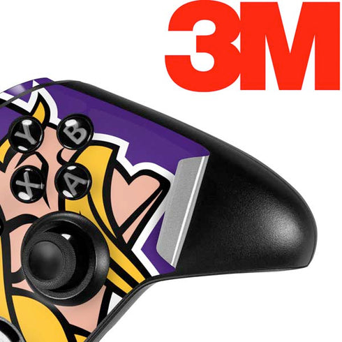 NFL Minnesota Vikings Large Logo Xbox One Elite Controller Skin