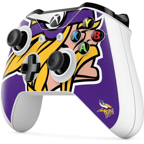 NFL Minnesota Vikings Large Logo Xbox One S All-Digital Edition Bundle Skin