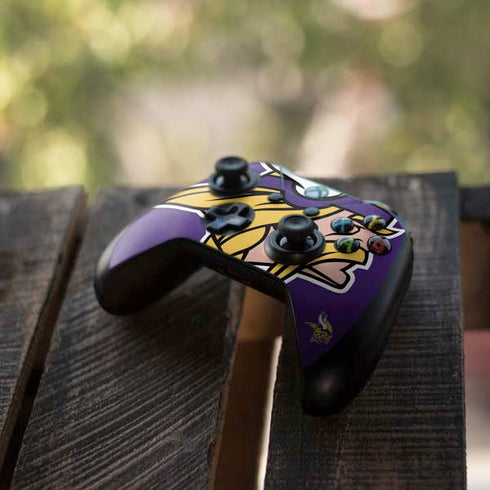 NFL Minnesota Vikings Large Logo Xbox One S Controller Skin