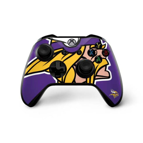 NFL Minnesota Vikings Large Logo Xbox One X Bundle Skin