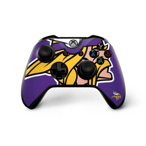 NFL Minnesota Vikings Large Logo Xbox One X Controller Skin