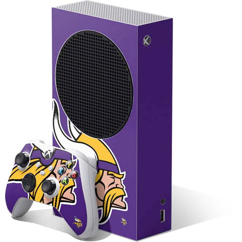 NFL Minnesota Vikings Large Logo Xbox Series S Bundle Skin