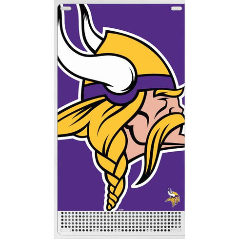 NFL Minnesota Vikings Large Logo Xbox Series S Console Skin