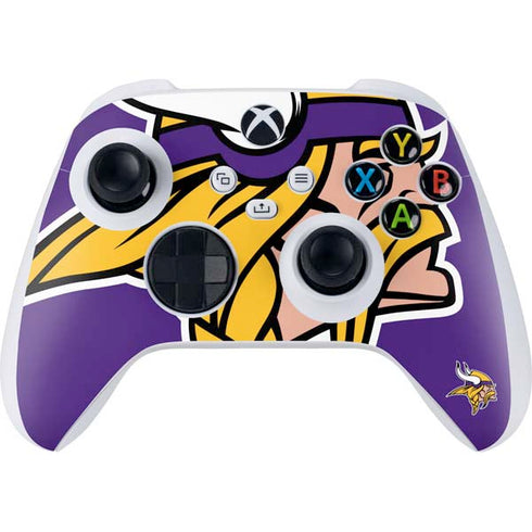 NFL Minnesota Vikings Large Logo Xbox Series S Controller Skin