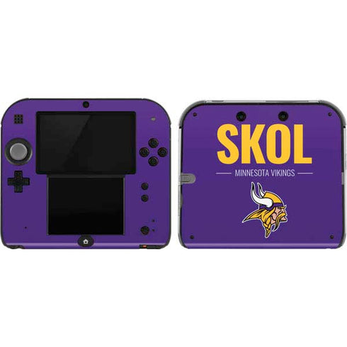 NFL Minnesota Vikings Team Motto Nintendo 2DS Skin