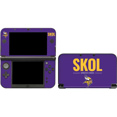 NFL Minnesota Vikings Team Motto 3DS XL 2015 Skin