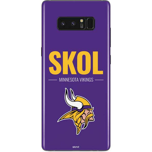 NFL Minnesota Vikings Team Motto Galaxy Note 8 Skin