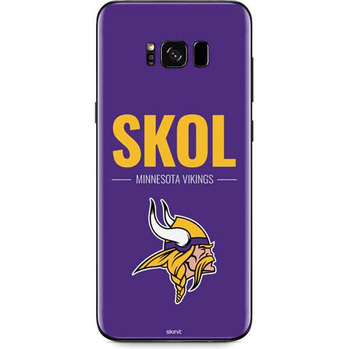 NFL Minnesota Vikings Team Motto Galaxy S8 Skin