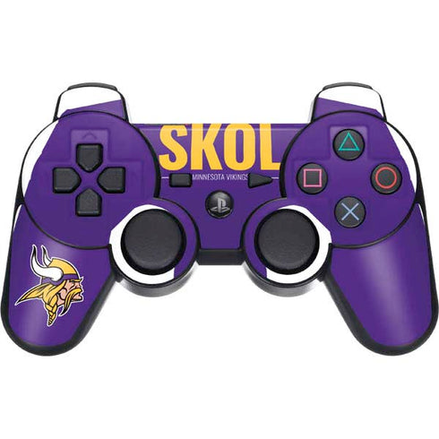 NFL Minnesota Vikings Team Motto PS3 Dual Shock wireless controller Skin