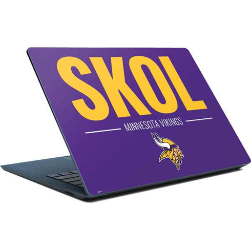 NFL Minnesota Vikings Team Motto Surface Laptop Skin
