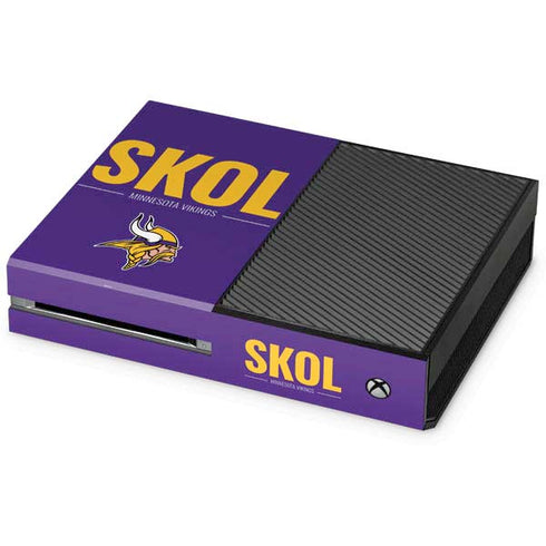NFL Minnesota Vikings Team Motto Xbox One Console Skin