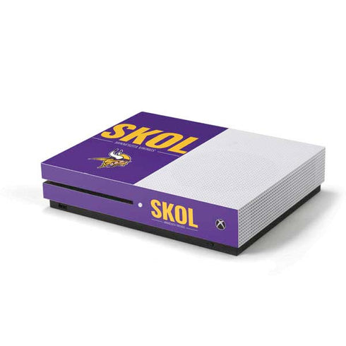 NFL Minnesota Vikings Team Motto Xbox One S Console Skin