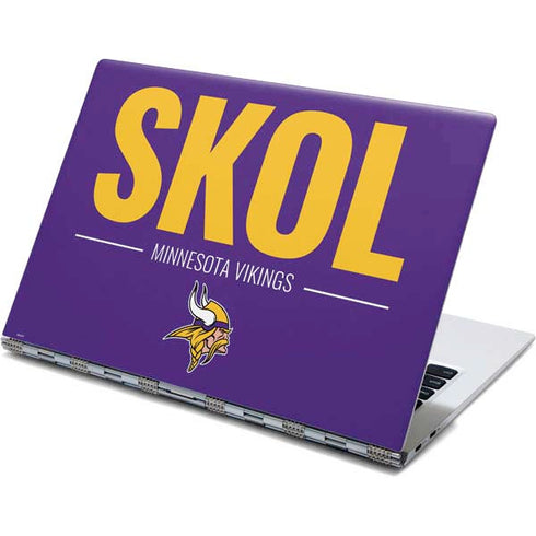 NFL Minnesota Vikings Team Motto Yoga 910 2-in-1 14in Touch-Screen Skin